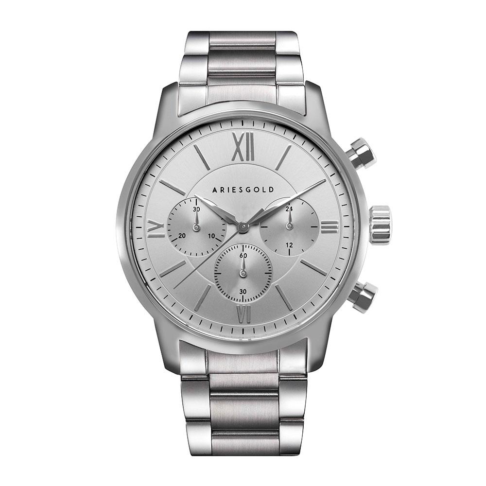 ARIES GOLD URBAN ETERNAL SILVER STAINLESS STEEL G 1027 S-S MEN'S WATCH